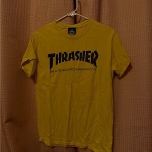 Thrasher Mustard Short Sleeve Tee